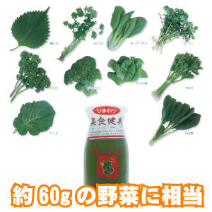 健康青汁「菜食健美」の原料10種類の野菜